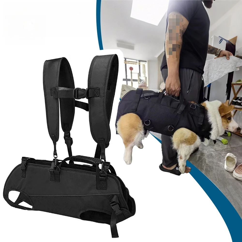 Pet Backpack Can Be Carried on Both Shoulders. Pet Dog Can Be Used on The Body To Go Out and Ride. Portable Bag