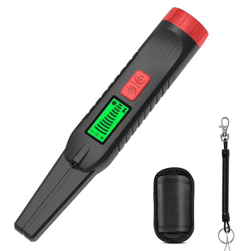 【recomendar】portable-pinpointing-handheld-gold-metal-detector-with-led-light-ip54-waterproof-360-°strong-induction-detector