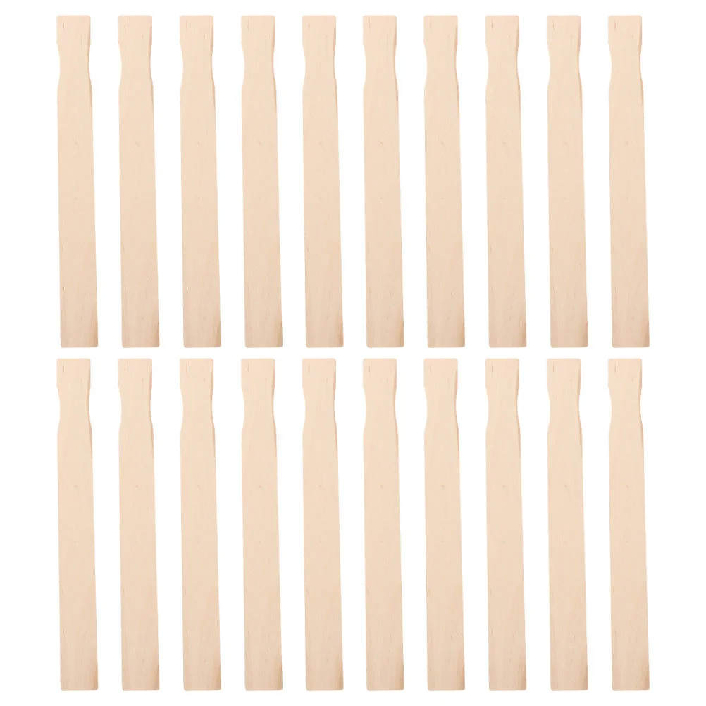 20 Pcs Stirring Rod Paint Stick Sticks Bulk Mixing Wooden Rods Mixer for Crafts