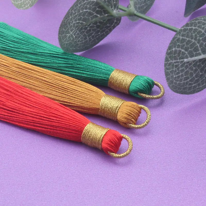 3/6/12Pcs/Pack 8cm/3.15inch Hanging Rope Fringe Tassel for Sewing Curtains Garment Home Decoration Jewelry Craft Accessories