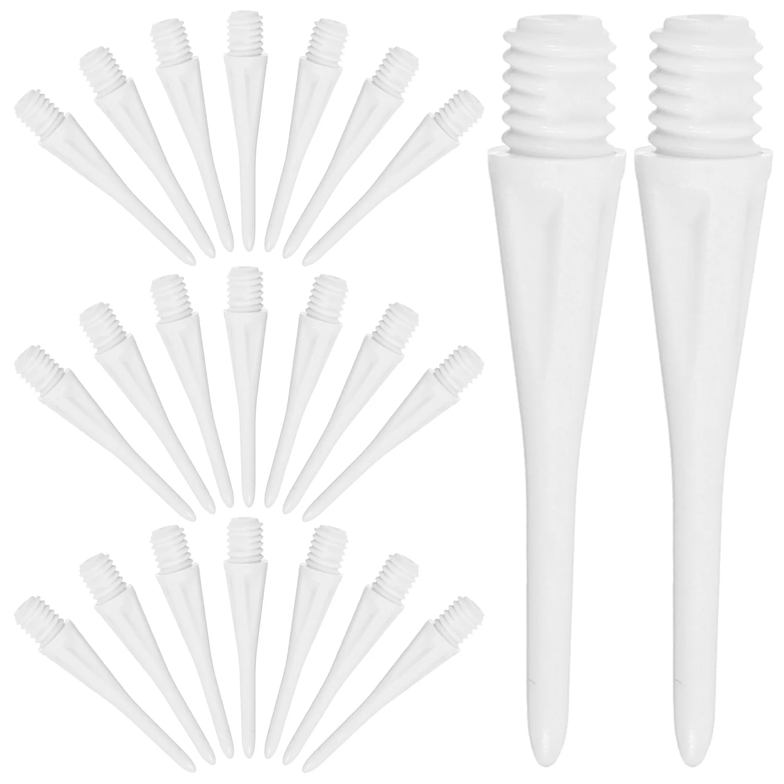 50 قطعة من الإبر الناعمة ذات طرف متين، رؤوس عملية للملحقات الإبداعية، نقاط استبدال أجزاء الاستبدال