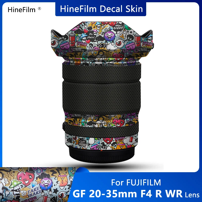 

Hinefilm Skin for Fuji GF20-35 F4 Lens Decal Skins 2035 Lens Wrap Cover for Fujifilm GF20-35mm F4 Lens Sticker 20-35 F4 Skin