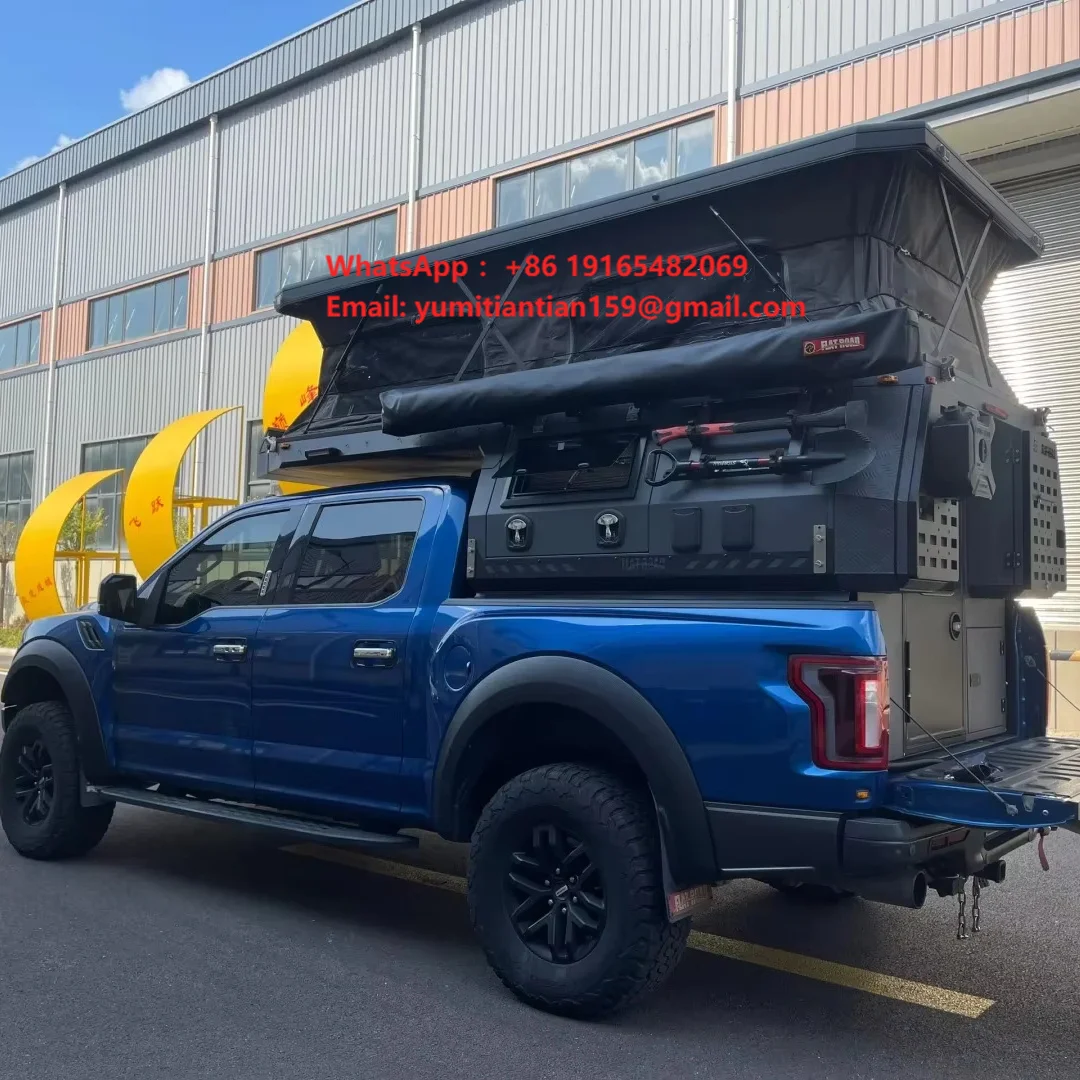 New Off-Road Camping Travel Trailers RV Caravan Mobile Camper Trailer Street Mobile Truck Camper for Adventure & Travel