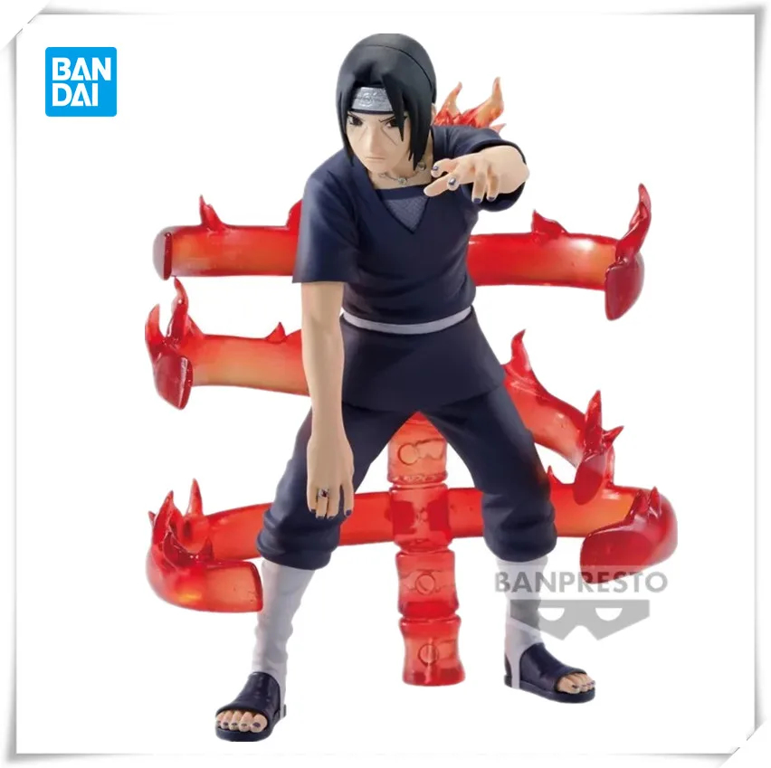 

Bandai - Naruto figurine, collectible model toy, Uchiha Itachi, PVC material, 14 cm, birthday gift, original factory, brand new