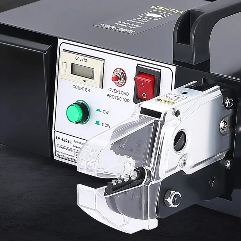 New Electric Terminal Crimping Machine EM-6B2BC Wire Stripping Cutting Function Crimper Tools 0.25-35MM