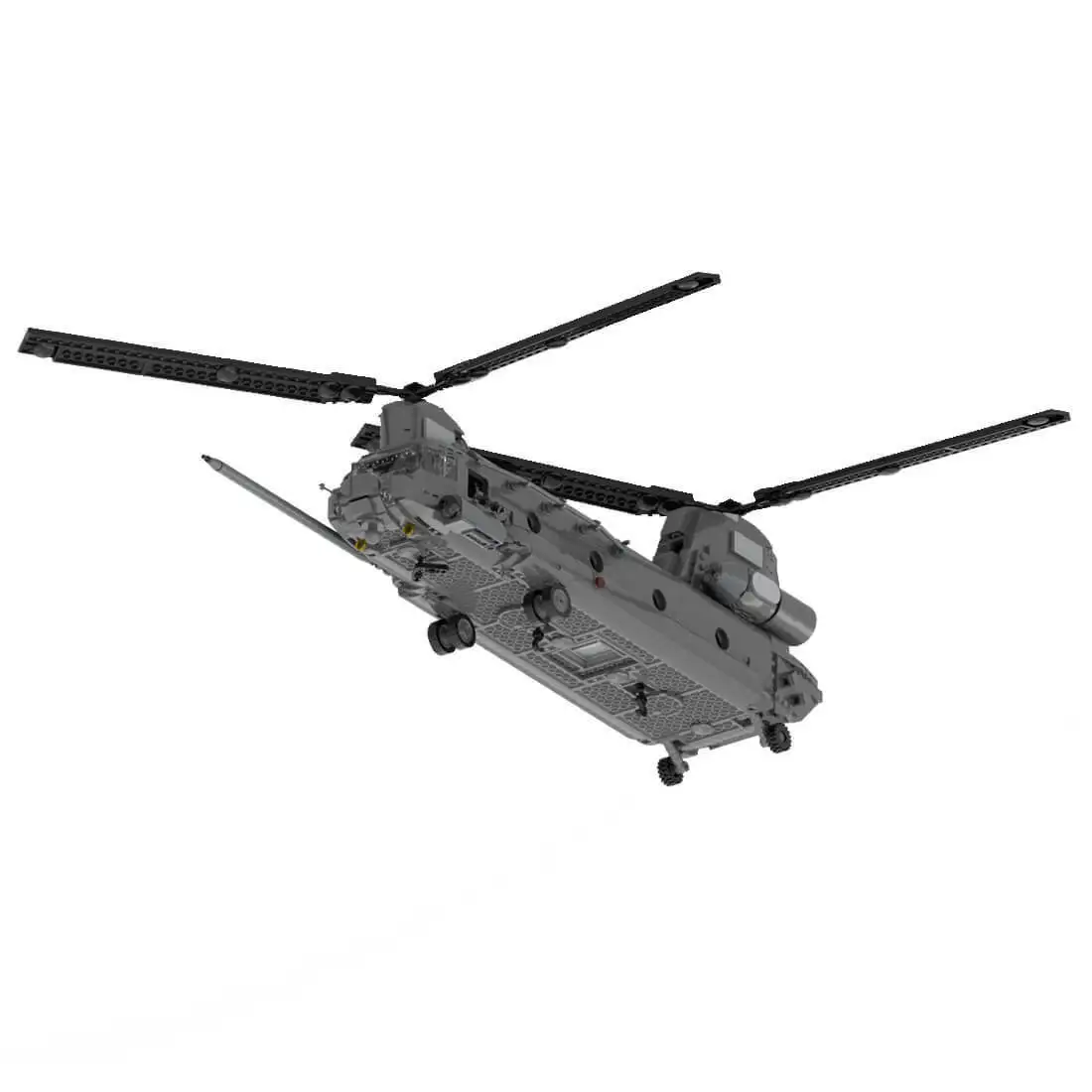

Custom MOC-37497 MH-47 G Special Ops Chinook Model 1758 Parts for Christmas