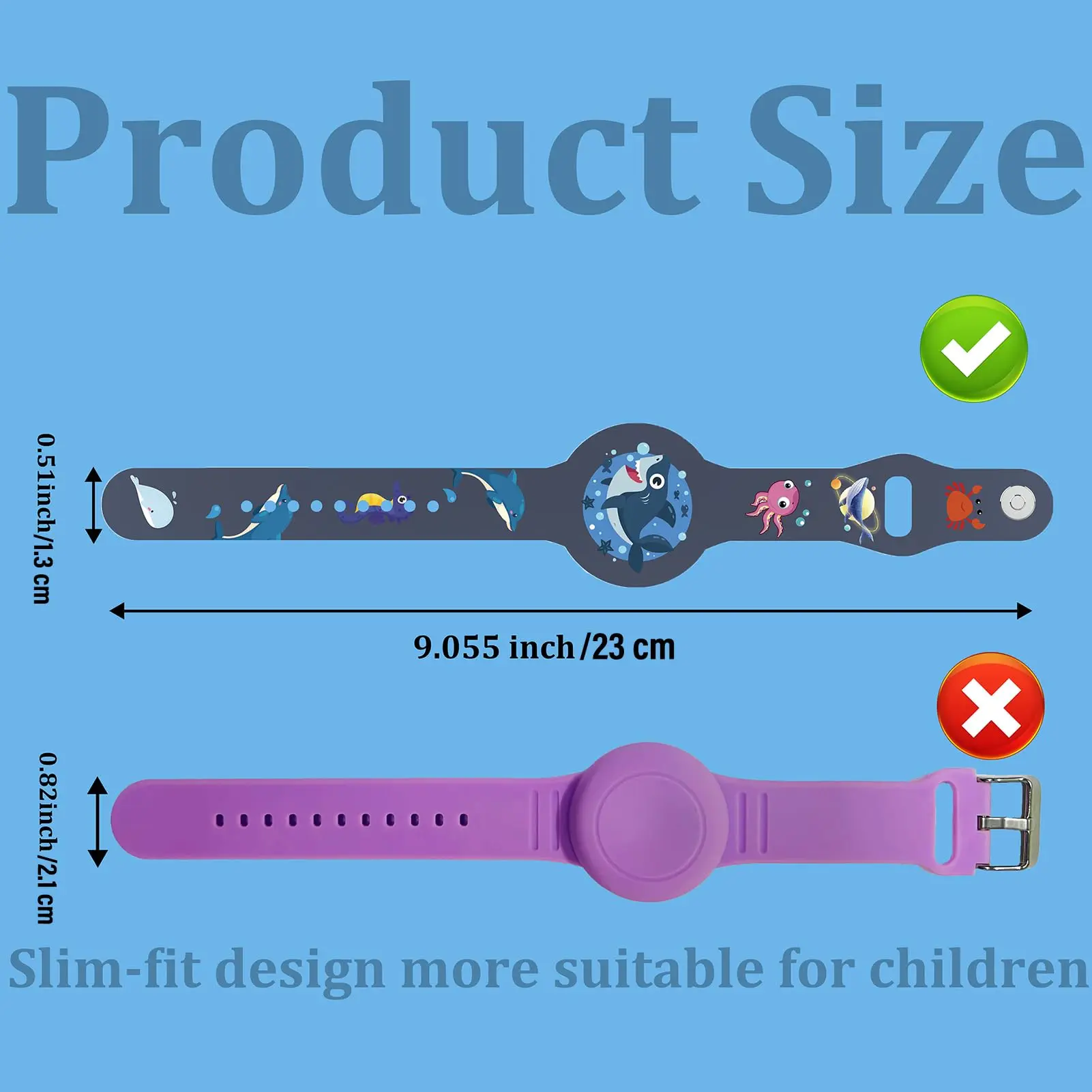Pulseira de relógio à prova d'água para airtag, silicone, apple airtag, pulseira infantil, airtags, rastreador gps, pulseira de relógio