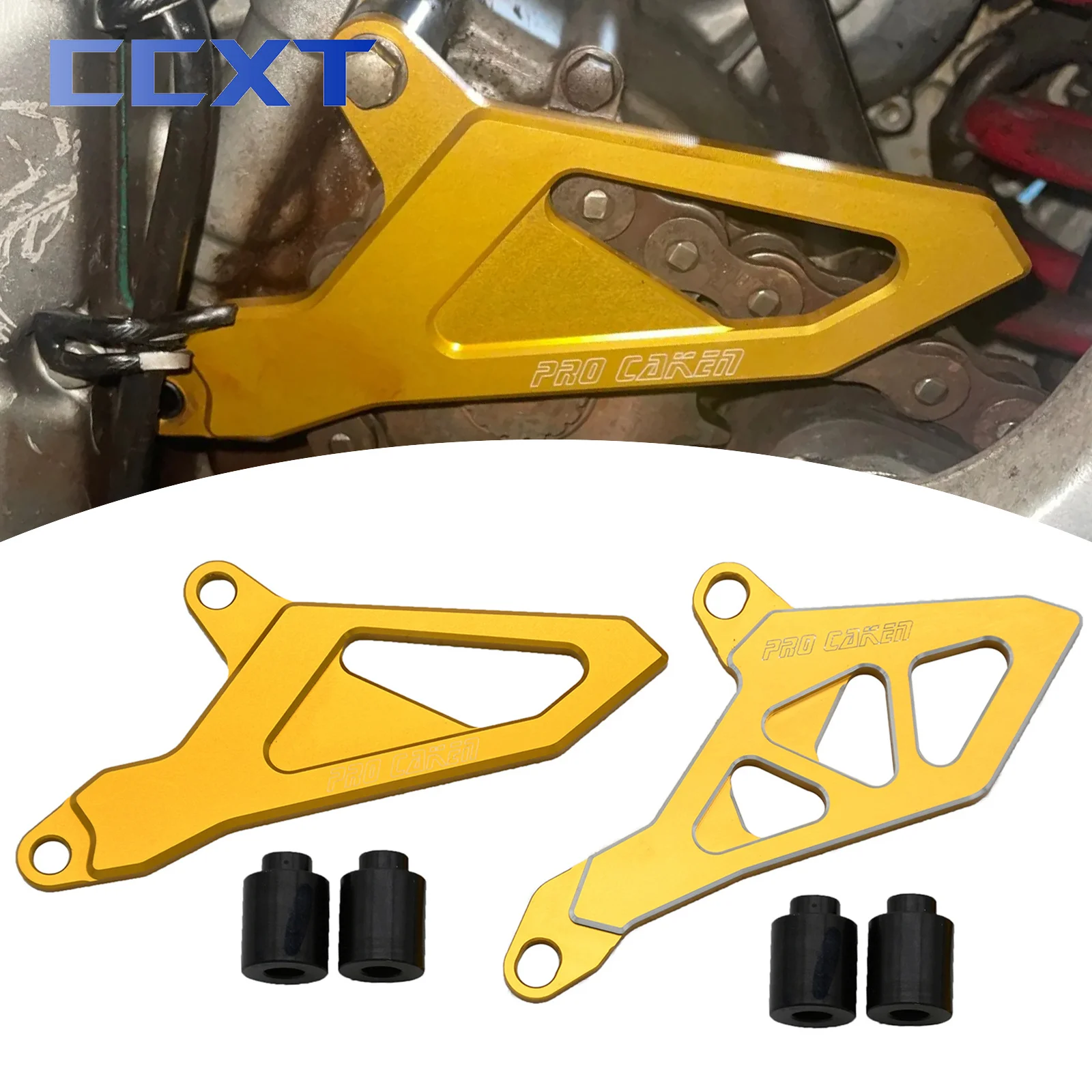 CNC Front Sprocket Guide Guard Protector Cover For Suzuki RMZ450 RMZ250 2005-2019 DRZ400SM DRZ400S 2000-2018 Universal Parts