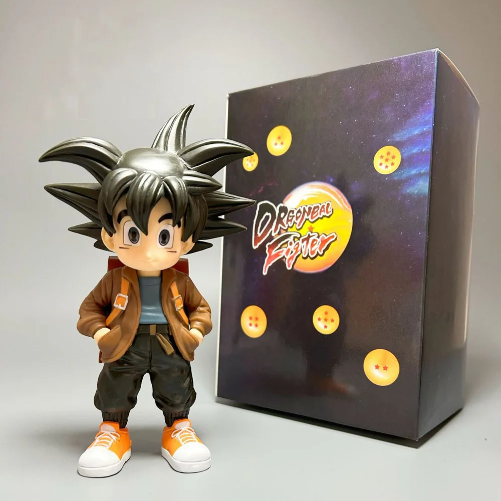 Figuras de acción de Dragon Ball Z para niños, juguetes de dibujos animados, accesorios de modelo de Goku Kawaii, regalo para niños, nuevo