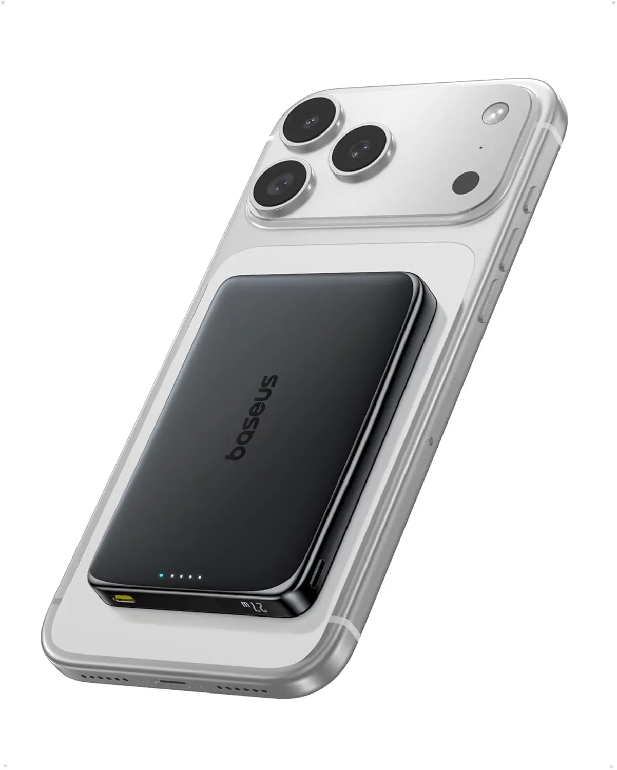 

Ультратонкое портативное зарядное устройство MagSafe на 10000 мАч, магнитный аккумулятор 27 Вт для быстрой зарядки iPhone