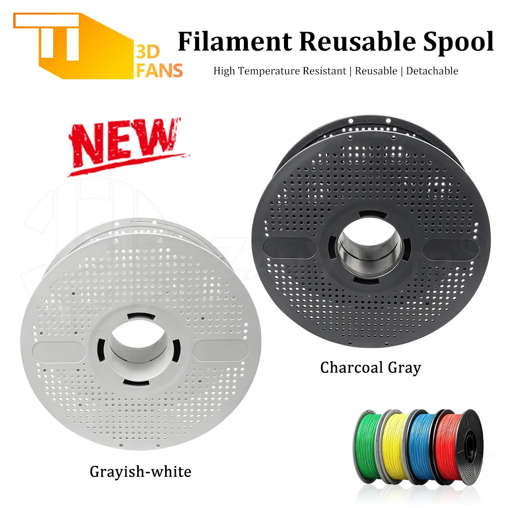 1KG Filament Reusable Spool Low Temp High Temp Spool Reel Storage Holder For 3D Printer Filament Supplies
