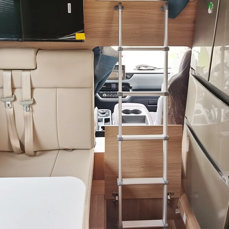 

RV rear ladder, RV trailer inner and outer combination ladder, Chase V80 smooth foldable ladder