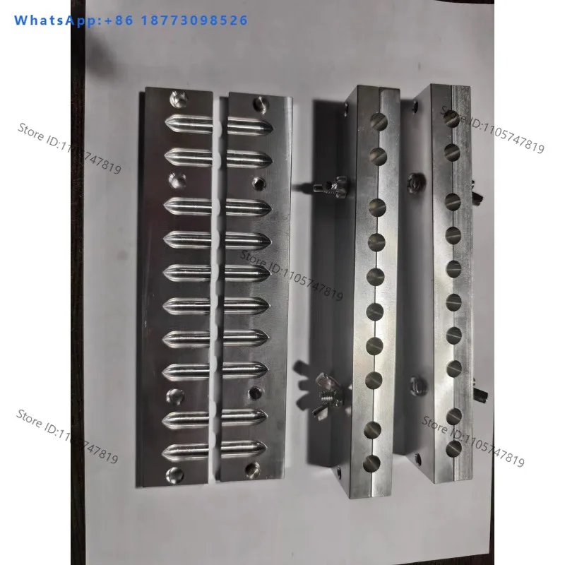 （1PCS）Double opening 10 hole suppository mold suitable for teaching manual suppository molds (customizable)