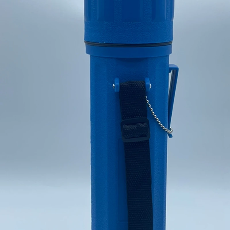 Blue 10LB Guard Welding Weld Electrode Rod Storage Tube Container Hold Cannister With Straps And Chain Easy Install