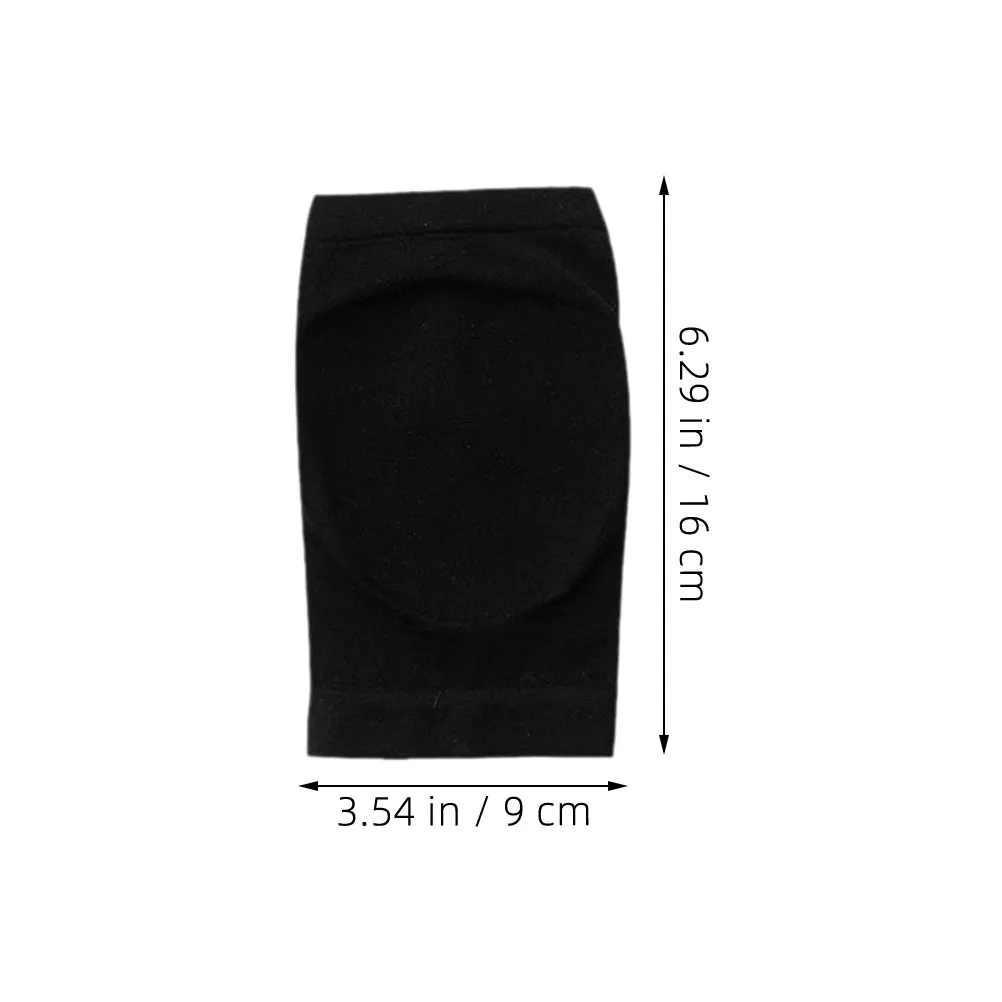 2Pairs Moisturizing Gel Heel Socks for Dry Cracked Feet Crack Prevention Elastic Ankle Support Socks Foot Care for Women