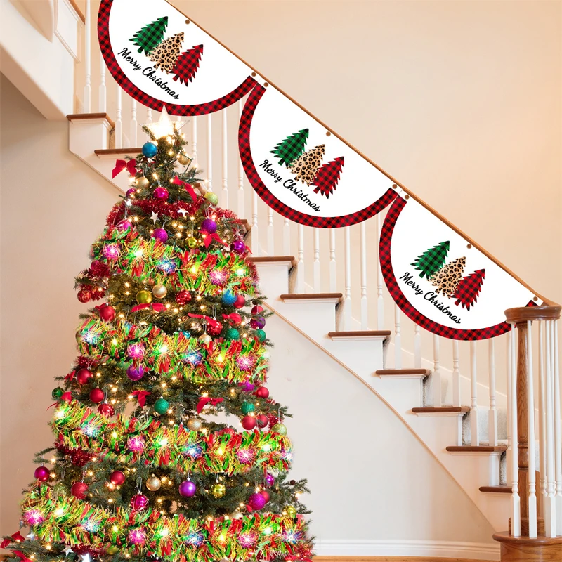 2026 Christmas Garland Sparkling Tinsel Coloured Ribbon Holiday Lighting New Year Christmas Tree Wedding Indoor Party Decoration