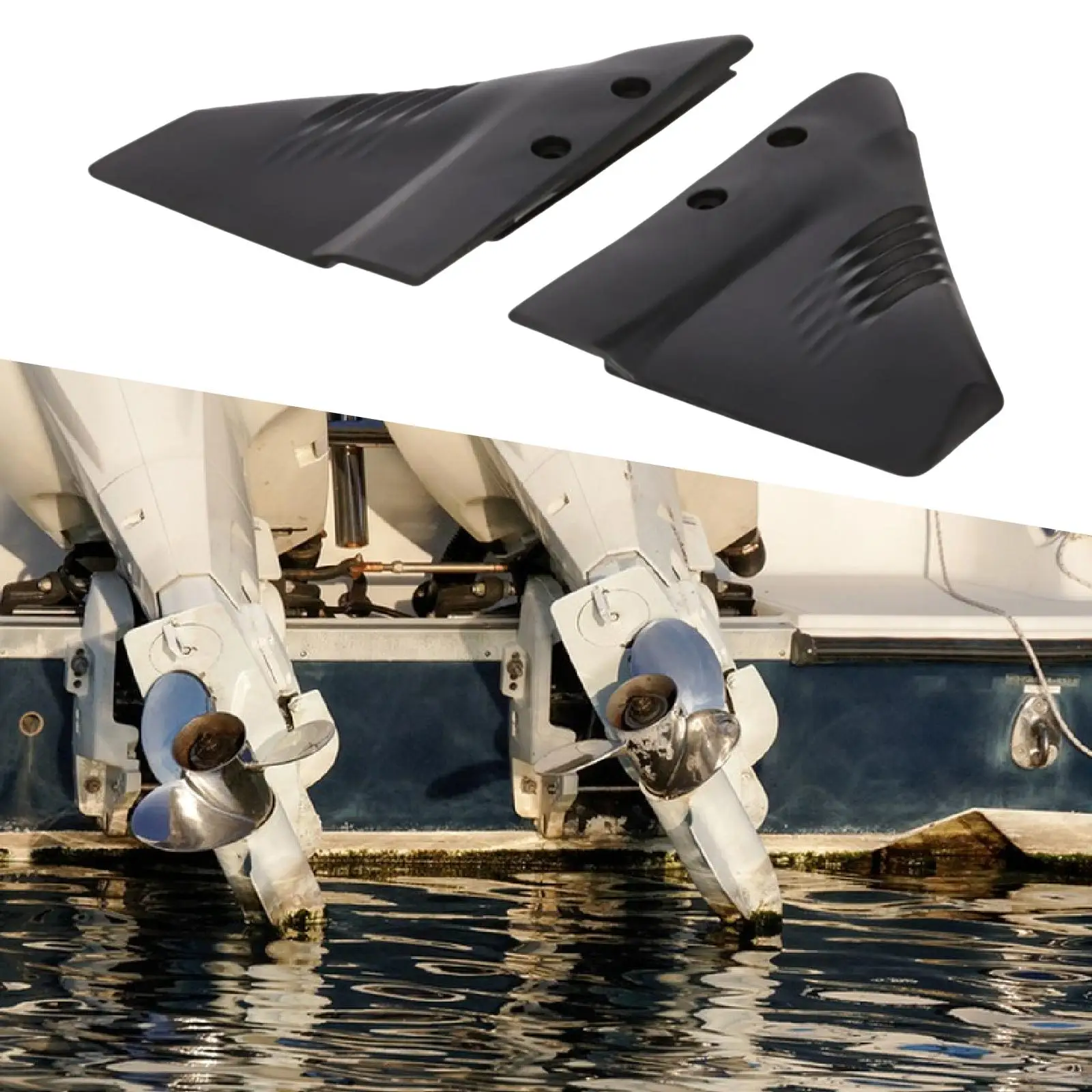 High Performance Boat Hydrofoil Stabilizer Plastic Outboard Motor Accessory for Johnson Evinrude Tohatsu Mercury 150 HP