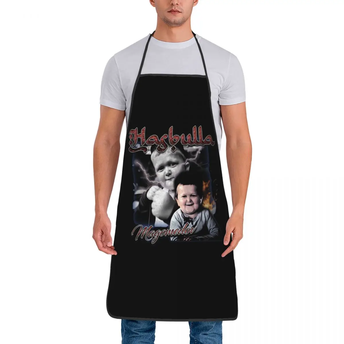 Funny 90s Bootleg Rapper Style Cooking Master Bib Aprons Men Women Unisex Kitchen Chef Hasbulla Tablier Cuisine Baking Painting