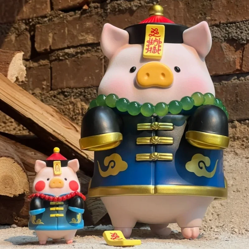In Stock Canpig Lulu Chinese Zombie Large Figure Flocked Big Doll Collectible Display Art Toy Cute Pig Ornament Gift Decor Fan