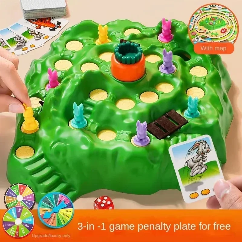 Rabbit Trap Upgraded Board Games Children's Fun Toys Card Parent Child Interactive Gathering Creative Table