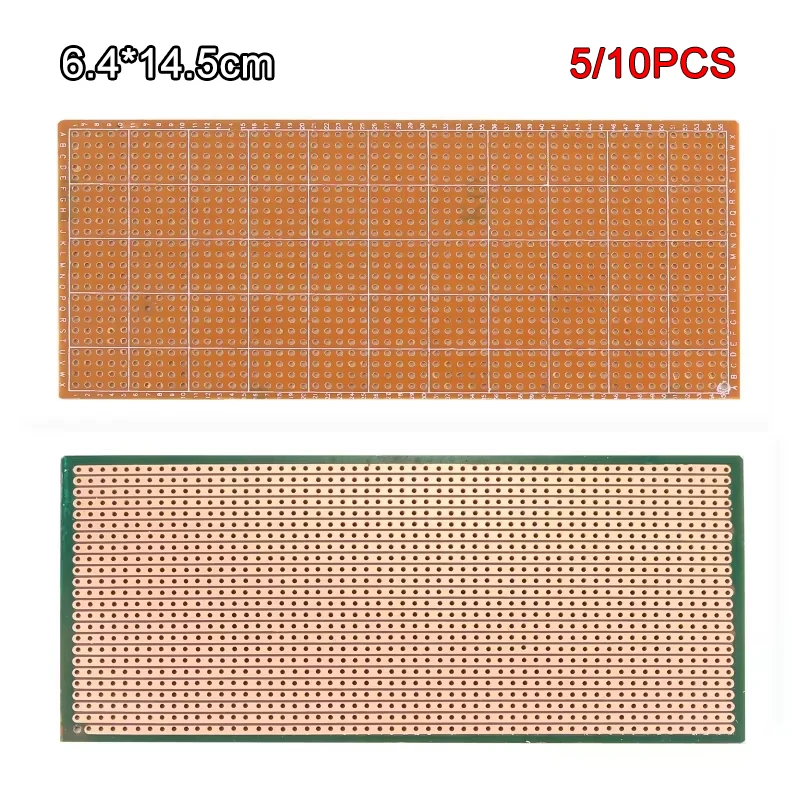 5/10PCS PCB Prototype Board Single Sided PCB Protoboard 6.5x14.5cm DIY Universal Experiment Matrix Circuit Boards for Arduino