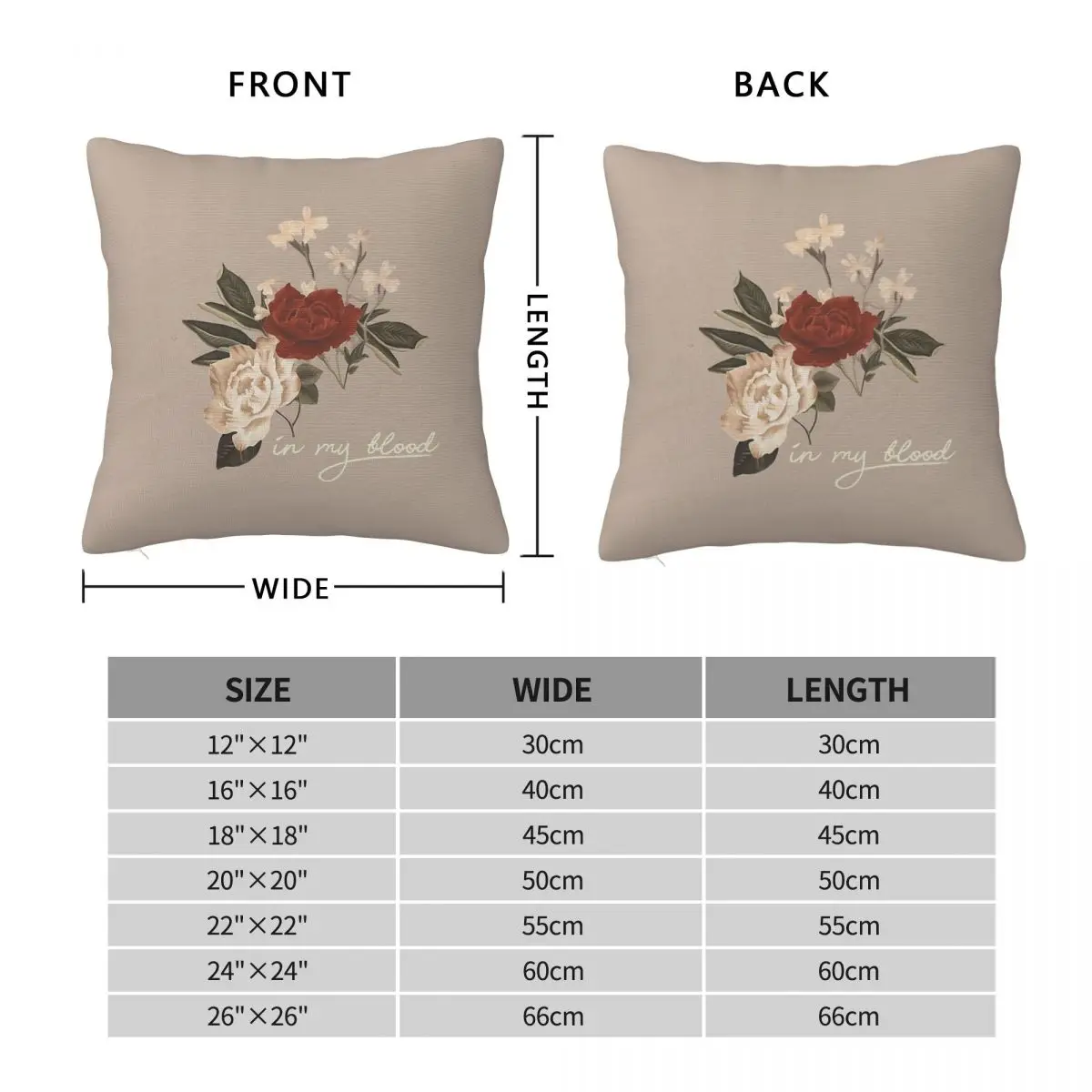 Shawn Mendes In My Blood Square Pillowcase Polyester Linen Velvet Creative Zip Decor Car Cushion Cover Wholesale