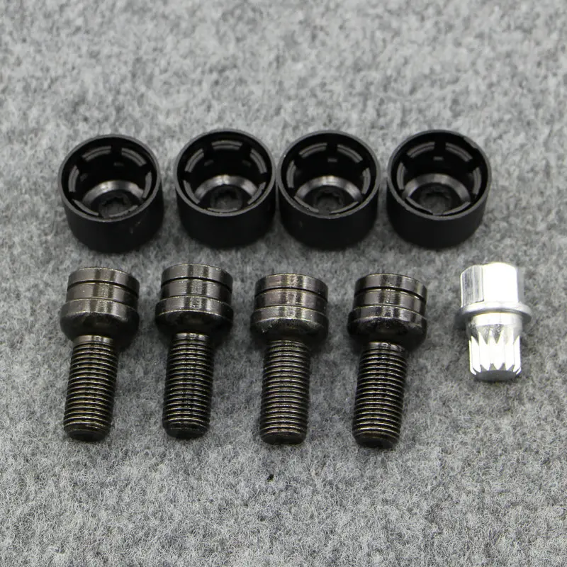 Apply to  Golf 6 Golf 7 Bora Jetta Passat CC Tiguan Touran Octavia Wheel anti-theft screw Screw cover Screw key