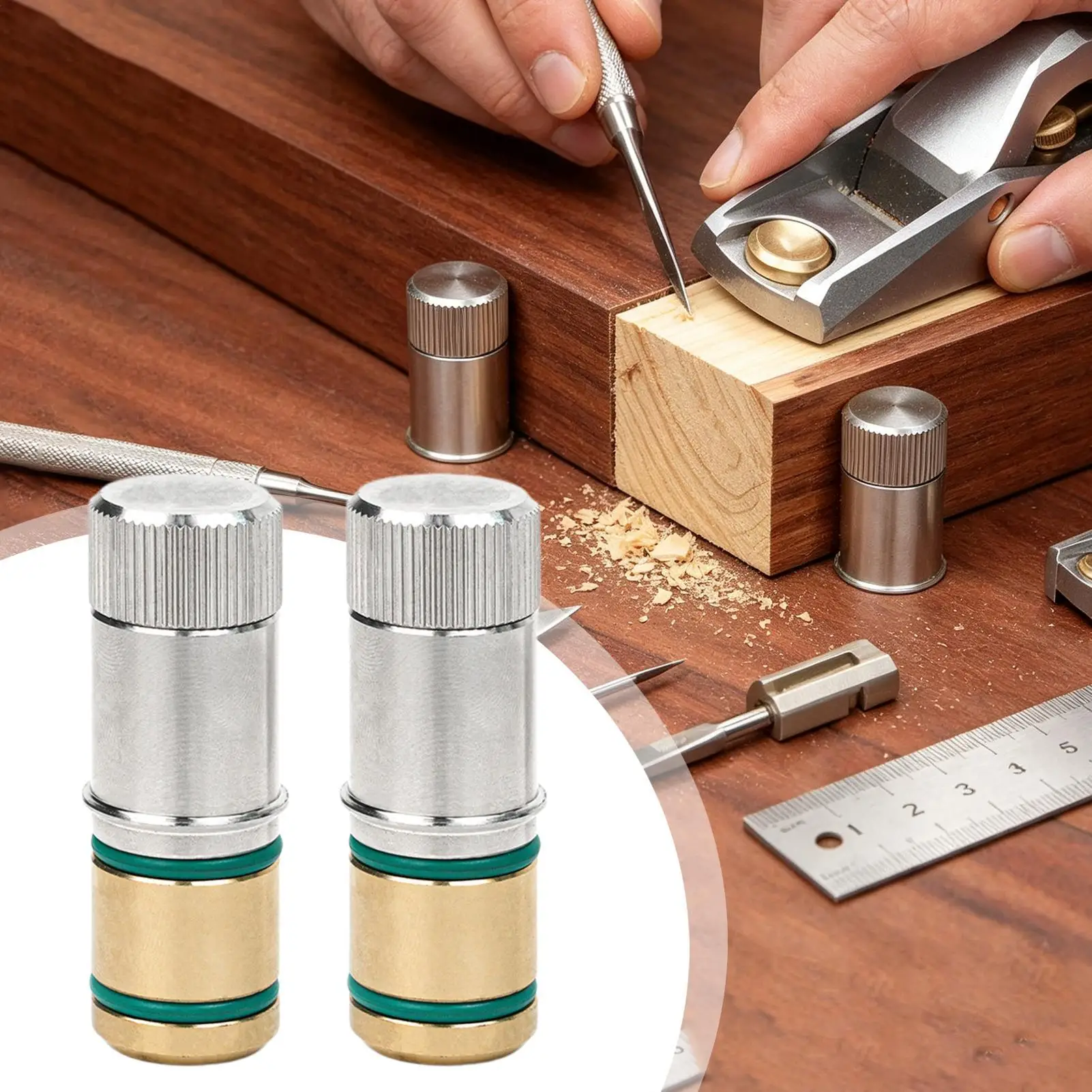 Bench Dog Clamp 2-piece Self-Locking Woodworking Table Stop Positioner Dog Hole Clamps For Room Entryway Table Window Work