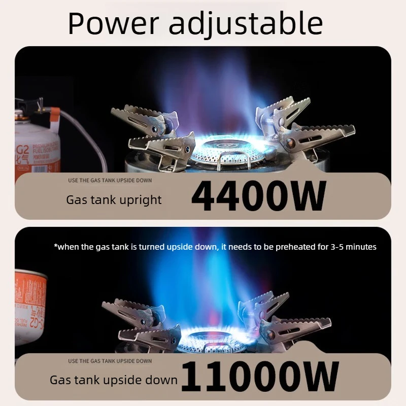 Split Gas Stove Portable High Power Outdoor Camping Stove Gas Burner