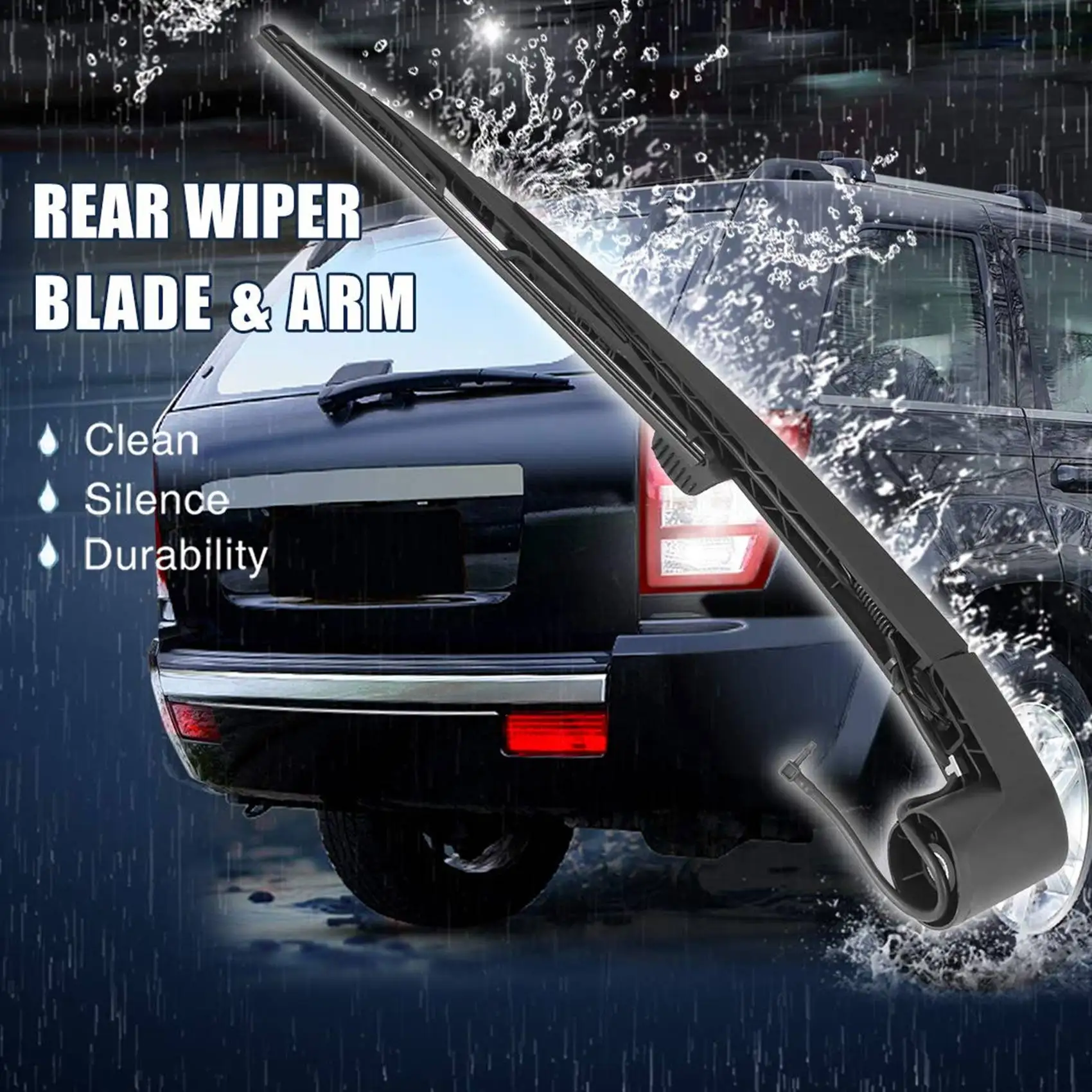 345mm Windshield Wiper Arm Blade Set Car Rear Windshield Wiper Blade Arm Set for Chevrolet TrailBlazer