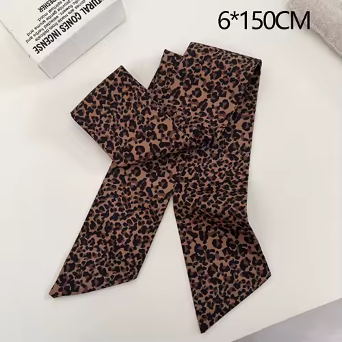 Fashion Dot Ribbon Silk Scarf Women Thin Neck Scarves Lady Small Shawls Bandana Narrow Female Neckerchief Dress Accessories - Image 22