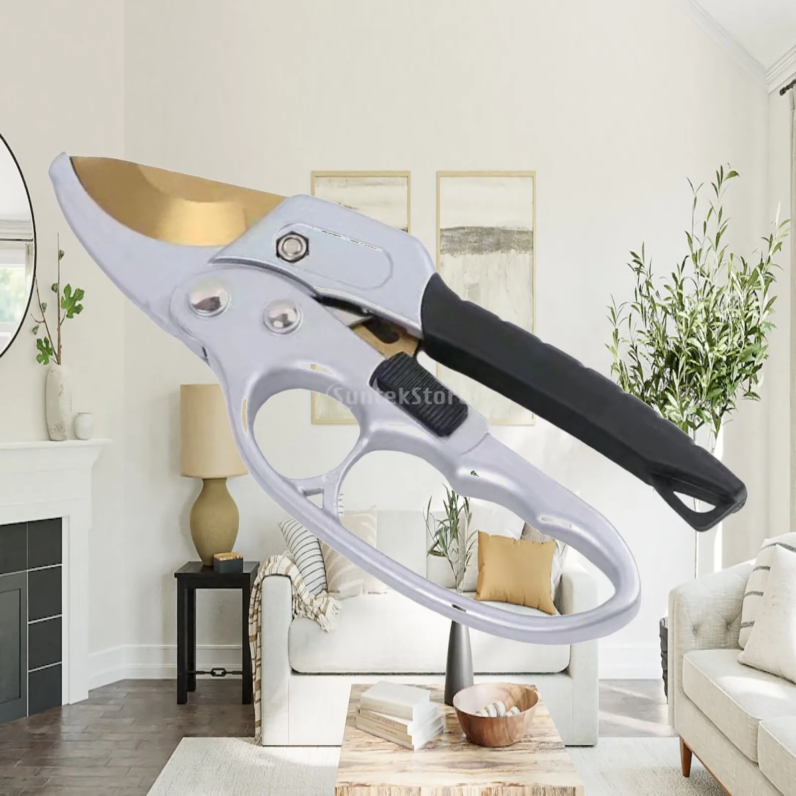 Heavy Duty Garden Pruning Shears Stainless Steel Hand Cutter for Tree Branches Scissors for Yard Work and Orchard Use