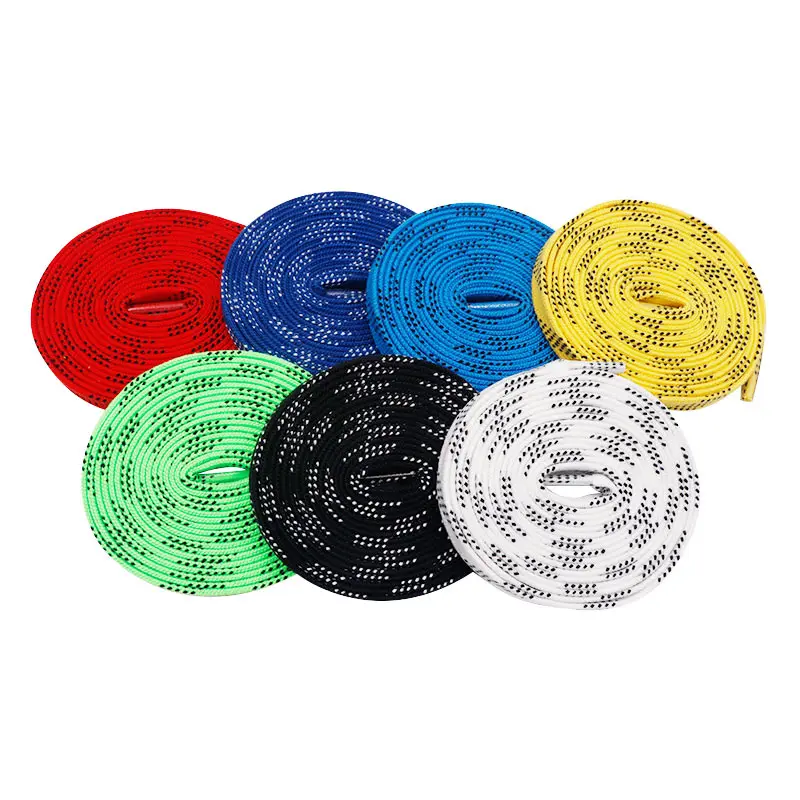 Weiou Shoe Accessory 10MM Sneakers Women Decorative Cord Polyester Bracelet Manual Colored String Flat Waist Lace Thick Hat Rope