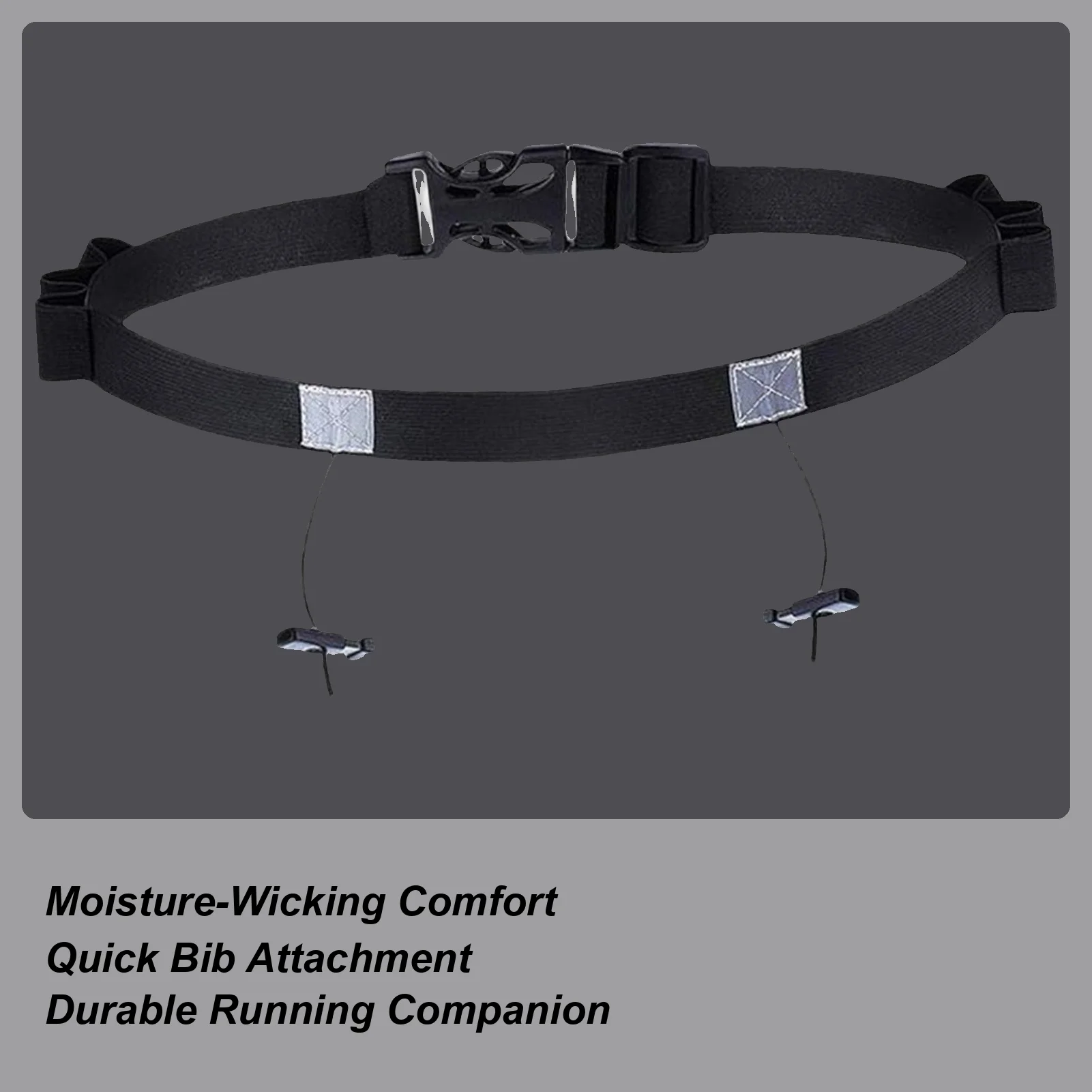 

Пояс для бегунов, дышащий, светоотражающий, спортивные аксессуары, эластичный держатель номера для забегов, для взрослых, мужчин и женщин, для походов и прогулок