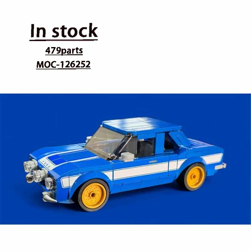 moc-126252-new-classic-sports-racing-car-building-block-model-479-parts-boys'-children-birthday-christmas-toy-gift