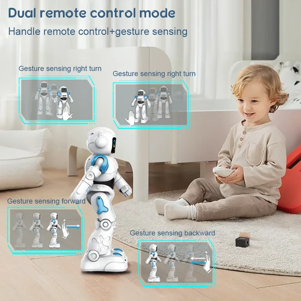 Inteligentne programowanie robota RC Zdalnie sterowany robot Zabawki Biped Humanoid Robot dla dzieci Prezent urodzinowy dla dzieci