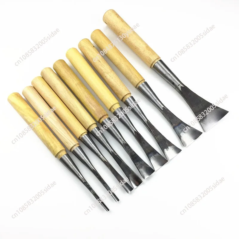 Woodworking Carving Tools Blank Flat Knife Wood Engraving Chisel Knives