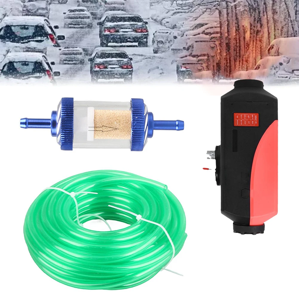 Calentador de aire para coche, juego diésel para Webasto, Eberspacher, calentador de estacionamiento diésel, filtro de aceite y combustible con manguera de combustible