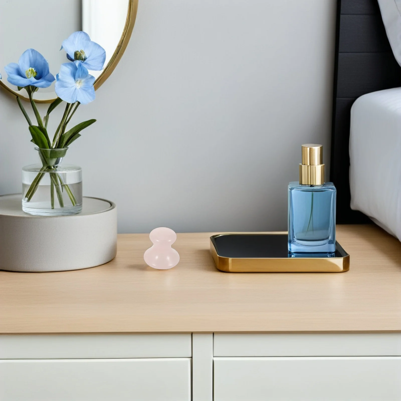 

3 шт. нефритовый камень Гуа Ша в форме гриба, инструмент для массажа лица, ролик для лица, хрустальный массажер для лица, спа, красота, уход за кожей