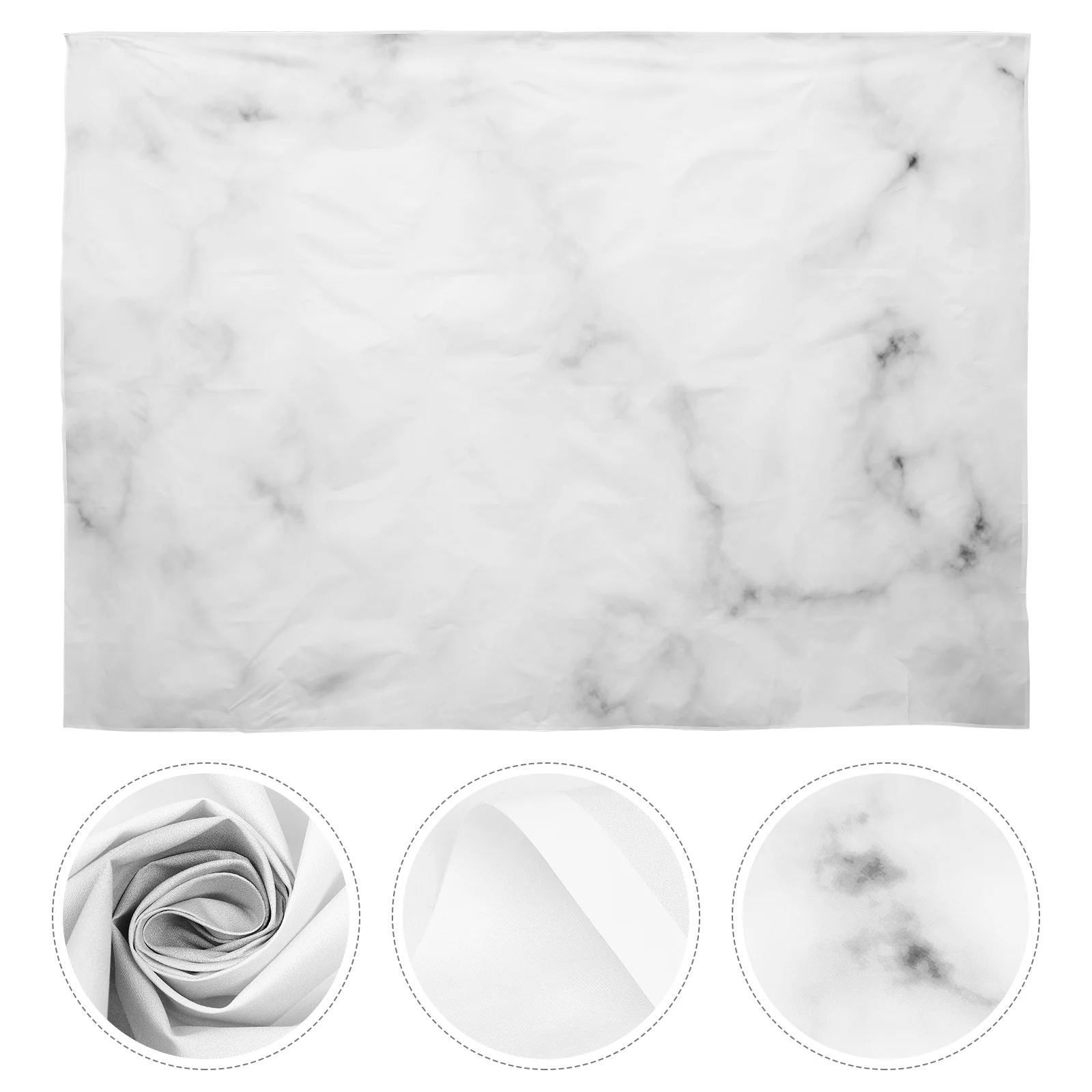 

Marble Texture Photography Backdrop Cloth Vinyl Waterproof Tear-Proof For Party Wedding Studio Home Decor Background Props