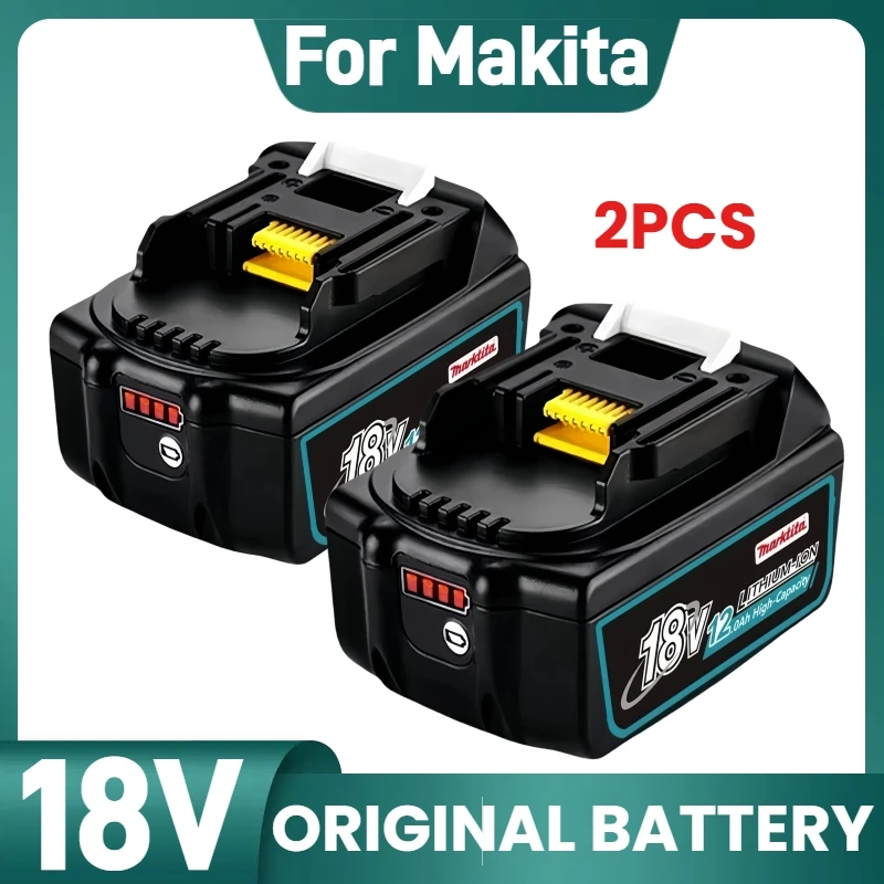 

100% Original Battery, for Makita 18V Battery with charger BL1830B BL1840 BL1860B BL1850 BL1850B BL1815 Replacement Battery