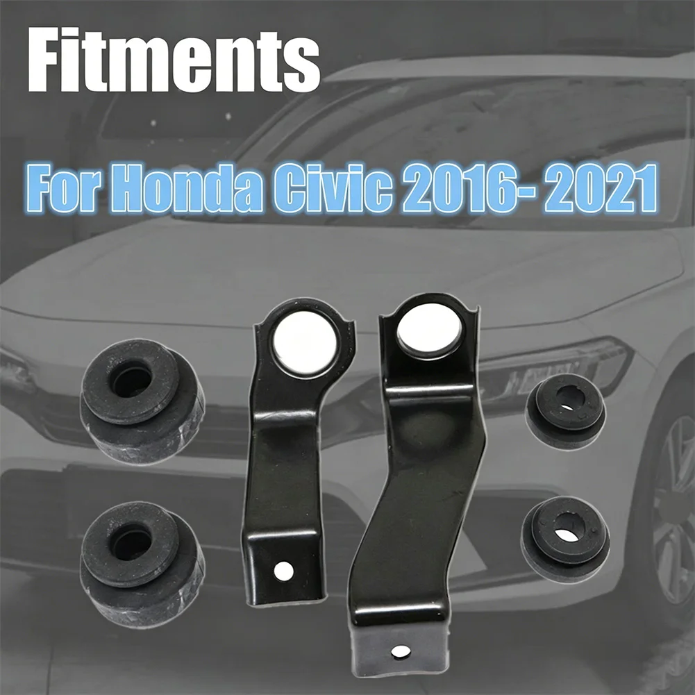 

Inter Cooler Support Bracket Upper Lower and Bushing Kit for Honda Civic 2016 2021 74173 SJ4 000 74172 TBA A00