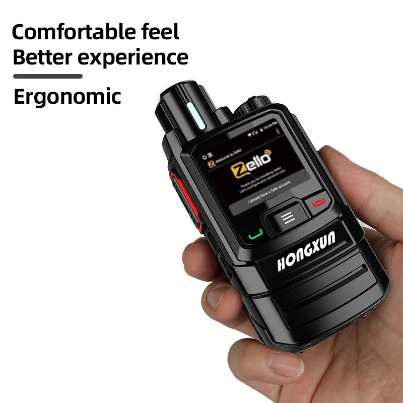 HX-T67 Portable Two-Way Zello Walkie Talkie Universal 4G LTE Frequency Band 5000KM Global Talk Range Car Poc for Radio