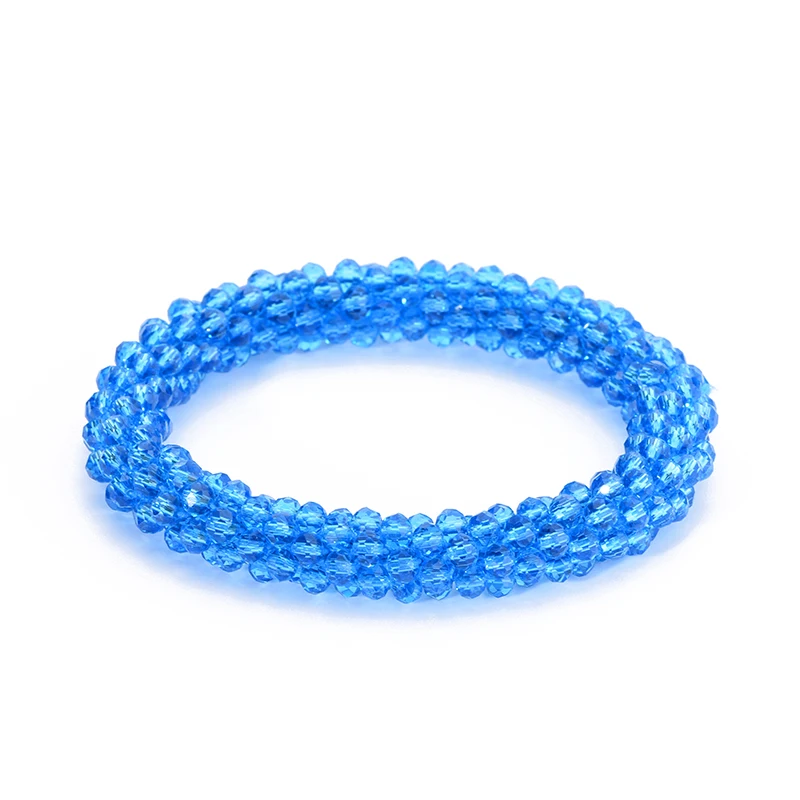 Boho Elastische Armbänder für Frauen, Vintage Stretch Bohemian Femme Haar-Accessoire, Kristallglasperlen-Armbänder, Party-Schmuck, Geschenk – Detail 27