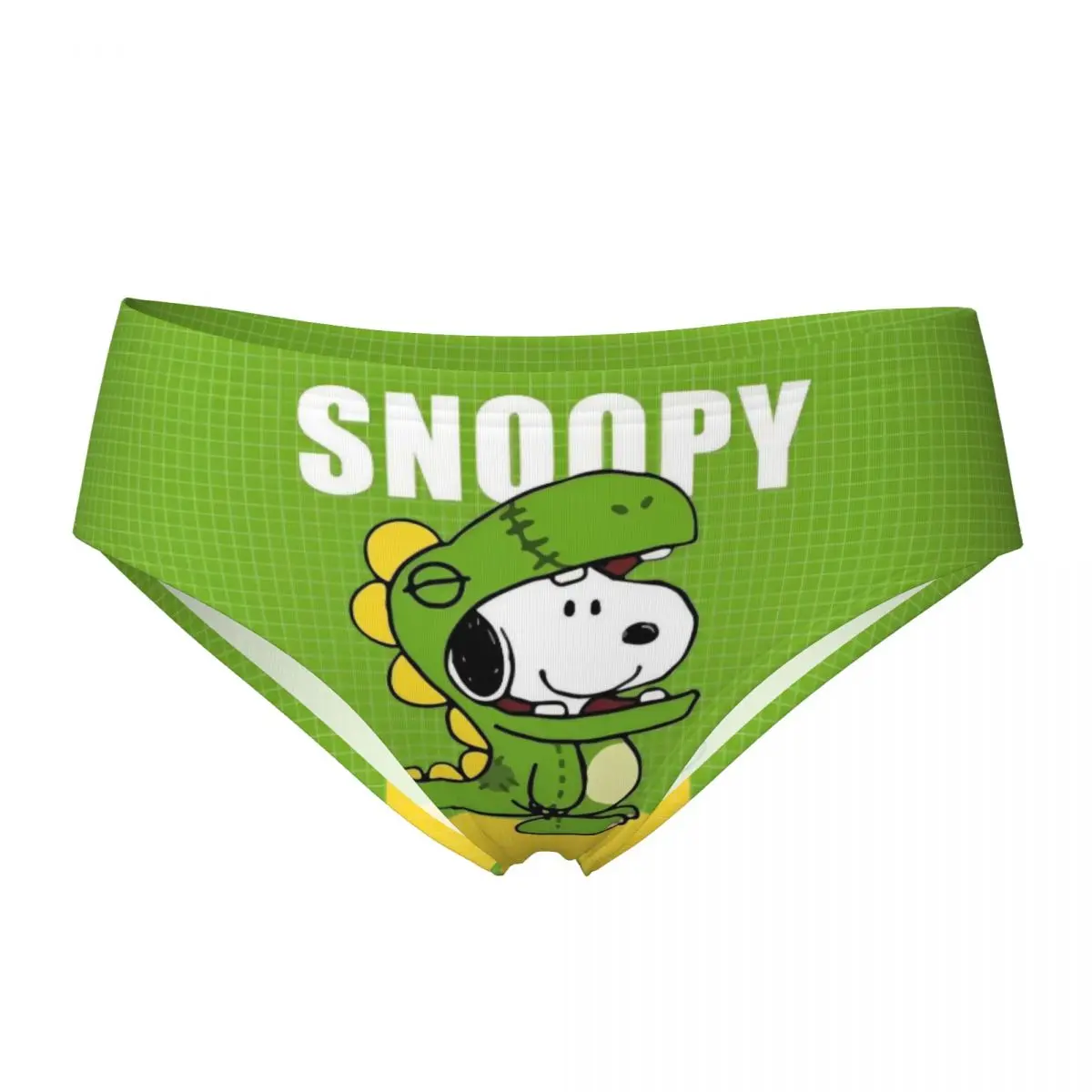 

Женские трусы с рисунком Snoopy Woodstock, бесшовное нижнее белье с высокой талией, невидимые трусы с полным покрытием, трусики