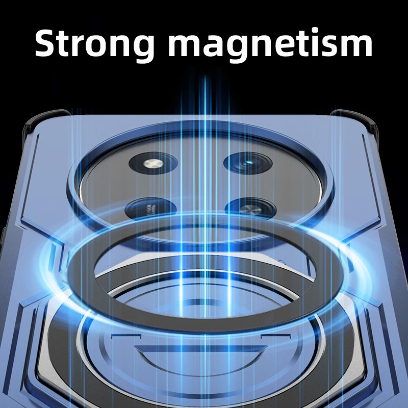 حافظة لهاتف هواوي هونور ماجيك 7 لايت 5G شحن لاسلكي مغناطيسي حافظة لهاتف هواوي هونور X9C غطاء فاخر ذكي هونور X9C X9 C Funda