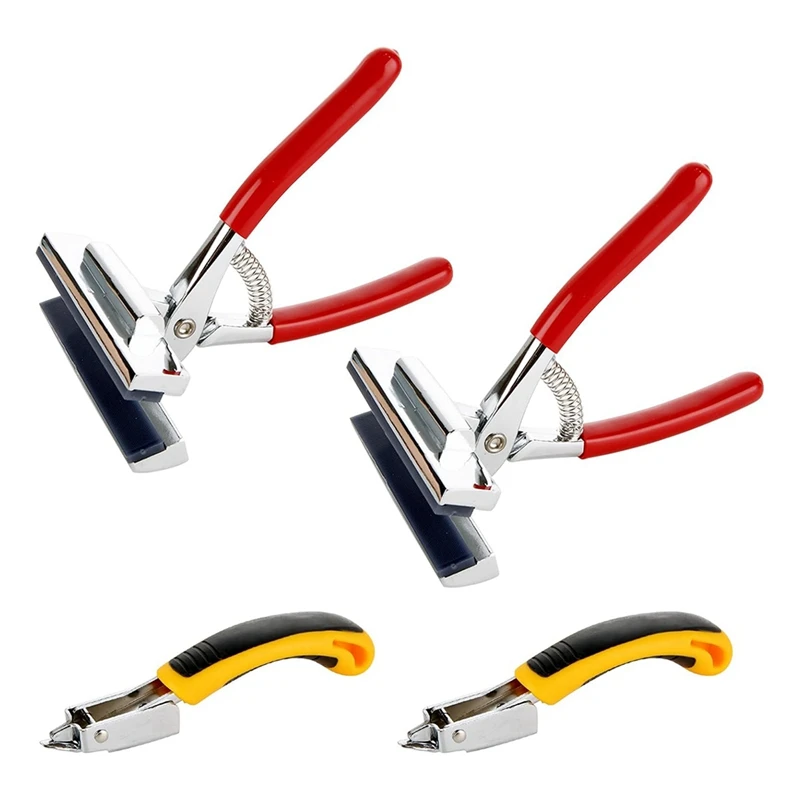 

2025 New 4 Pack Canvas Stretcher Pliers With Staple Remover, Canvas Stretching Pliers With Spring Return Handle