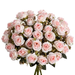 Silk Rose Artificial Flower Hotsale Wedding bridalbouquet Home Christmas Outdoor garden arch bonsai festival Diy gift Decoration