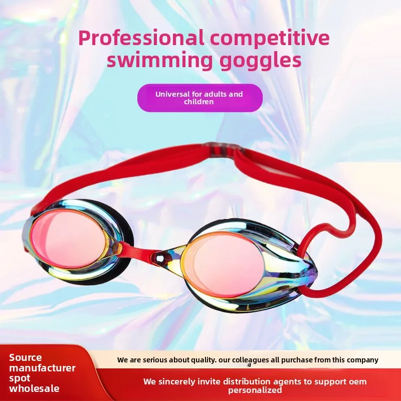 Unisex Professional Swimming Goggles for Adults Anti-fog Waterproof HD View Swim Goggles Colorful and Clear Lens To Choose