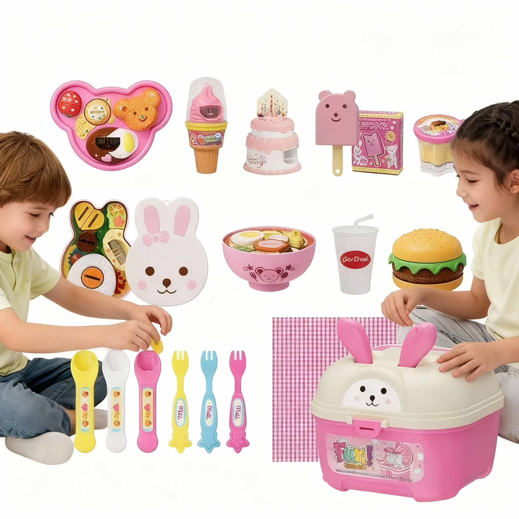 NOWA Zabawka do karmienia, zabawa w udawanie, wczesna edukacja, zabawki do kuchni dla dzieci, zabawa i redukcja stresu, prezent dla dziewczynki